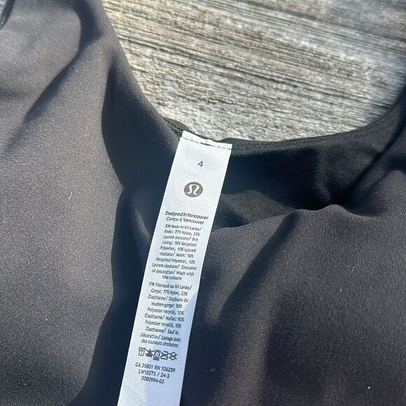 Lululemon Wunder Train Sweetheart Tank Top B/C Cup size 4 NWT‎ BLACK - Picture 6 of 8